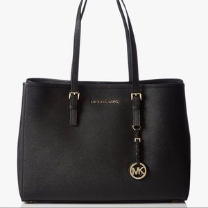 Michael Kors Black Saffiano Large Bag